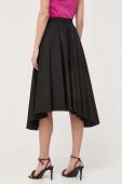 Спідниця MICHAEL Michael Kors колір чорний midi розкльошена