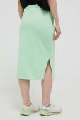 Спідниця Dkny колір зелений midi пряма