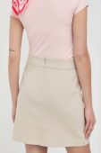 Спідниця Morgan колір бежевий mini пряма (3045475)