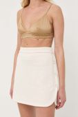 Спідниця Morgan колір бежевий mini пряма (3238382)
