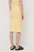 Спідниця Patrizia Pepe колір жовтий midi олівець