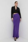 Спідниця Patrizia Pepe колір фіолетовий maxi олівець Спідниця Patrizia Pepe колір фіолетовий maxi олівець