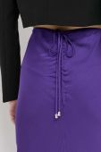 Спідниця Patrizia Pepe колір фіолетовий maxi олівець