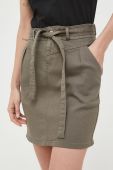 Спідниця Morgan колір зелений mini олівець