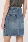 Джинсова спідниця Morgan mini пряма колір блакитний (3151180)