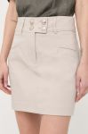 Спідниця Morgan колір бежевий mini пряма (3151190) Спідниця Morgan колір бежевий mini пряма (3151190)