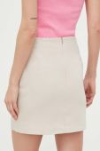 Спідниця Morgan колір бежевий mini пряма (3247951)