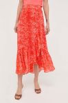 Спідниця Morgan колір помаранчевий midi розкльошена Спідниця Morgan колір помаранчевий midi розкльошена