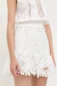 Спідниця Morgan колір білий mini пряма (3285130)