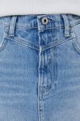Джинсова спідниця Pepe Jeans Rachel mini олівець колір блакитний Джинсова спідниця Pepe Jeans Rachel mini олівець колір блакитний