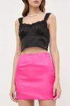 Спідниця Bardot колір рожевий mini пряма Спідниця Bardot колір рожевий mini пряма