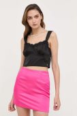 Спідниця Bardot колір рожевий mini пряма