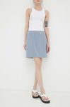 Спідниця Gestuz mini пряма колір блакитний Спідниця Gestuz mini пряма колір блакитний