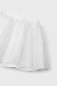 Дитяча спідниця Mayoral колір білий mini розкльошена