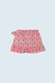 Дитяча бавовняна спідниця Mayoral колір рожевий mini пряма