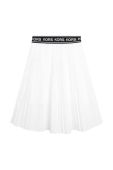 Дитяча спідниця Michael Kors колір білий midi розкльошена