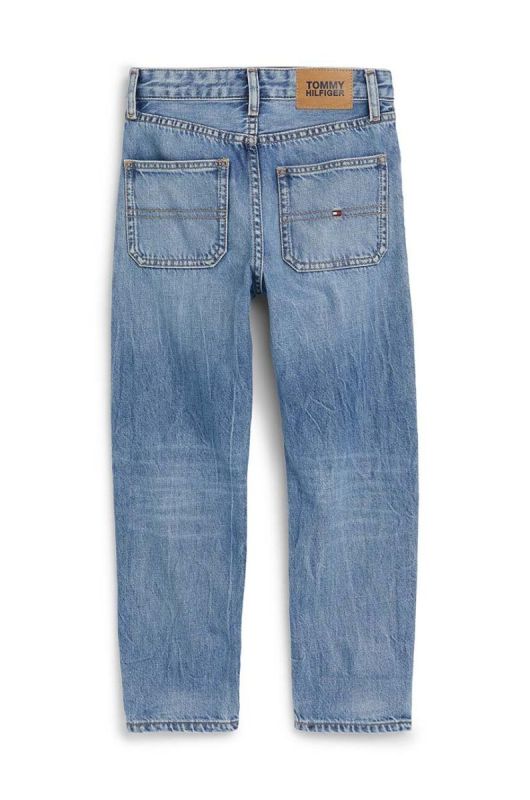 Дитячі джинси Tommy Hilfiger Skater Bleach колір блакитний фото 2