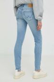 Джинси Wrangler Skinny White Noise жіночі середня посадка колір блакитний
