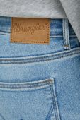 Джинси Wrangler Skinny White Noise жіночі середня посадка колір блакитний