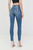 Джинси Guess жіночі висока посадка колір блакитний (2931738)