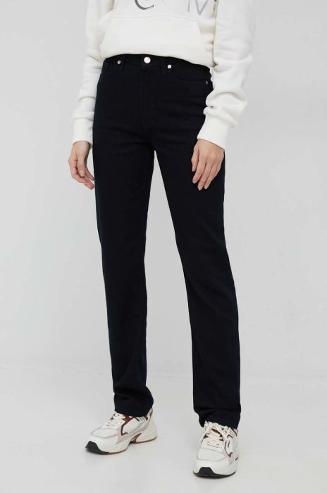 Джинси Tommy Hilfiger жіночі висока посадка колір чорний (2824787) Джинси Tommy Hilfiger жіночі висока посадка колір чорний (2824787)