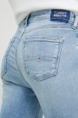 Джинси Tommy Jeans жіночі середня посадка колір блакитний (2923741)