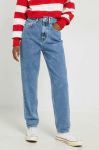 Джинси Tommy Jeans Mom Jean жіночі висока посадка колір блакитний (2868591)