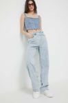 Джинси Karl Lagerfeld Jeans жіночі висока посадка колір блакитний (3196086)