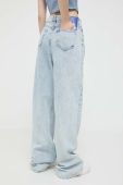 Джинси Karl Lagerfeld Jeans жіночі висока посадка колір блакитний (3196086)