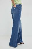 Джинси Guess жіночі висока посадка колір блакитний (3092592)