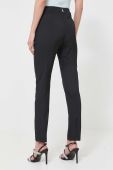 Штани Patrizia Pepe жіночі колір чорний облягаюче висока посадка (3256688)