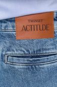 Джинси Twinset жіночі висока посадка колір блакитний (3028563)