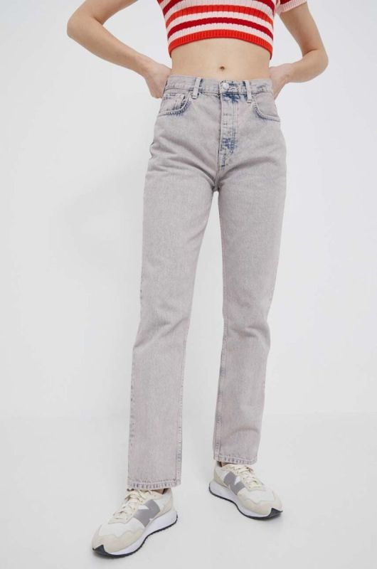 Джинси Pepe Jeans Celyn Rose жіночі висока посадка колір рожевий