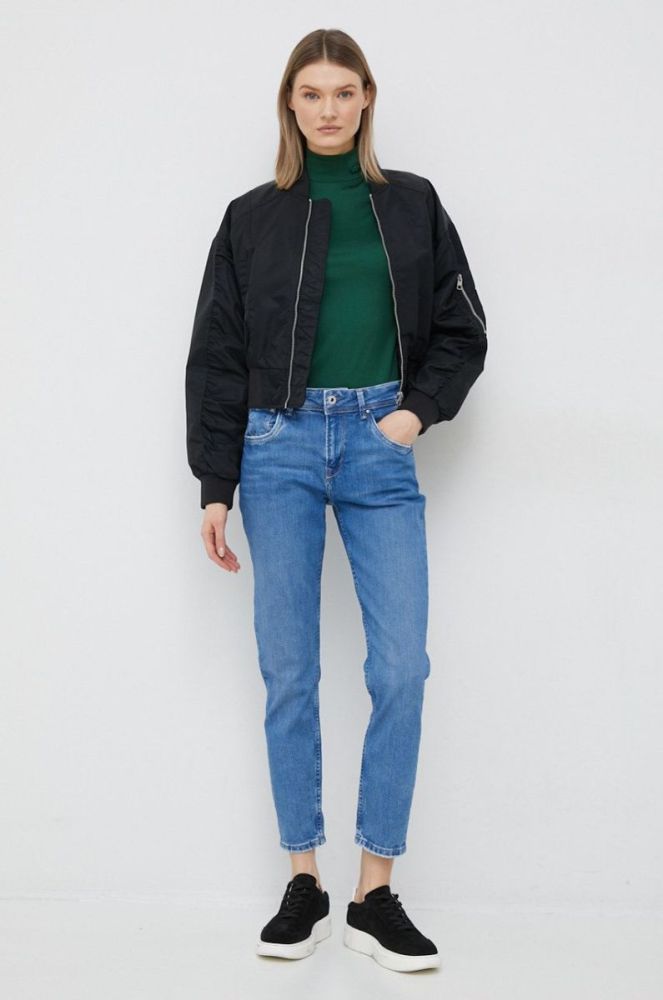 Джинси Pepe Jeans Violet жіночі висока посадка колір блакитний (2912173) фото 2