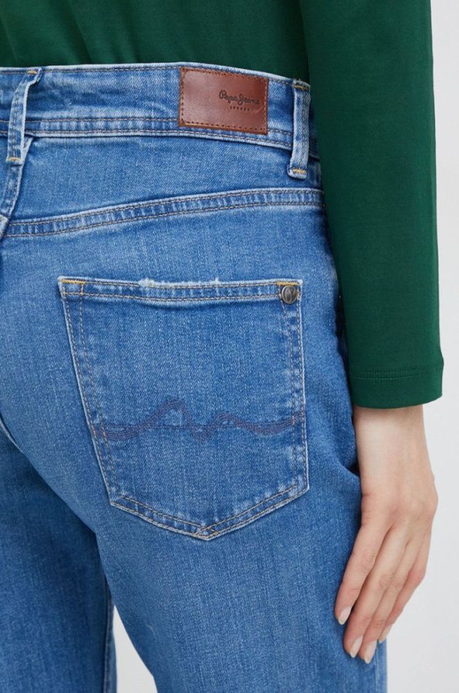 Джинси Pepe Jeans Violet жіночі висока посадка колір блакитний (2912173) фото 4
