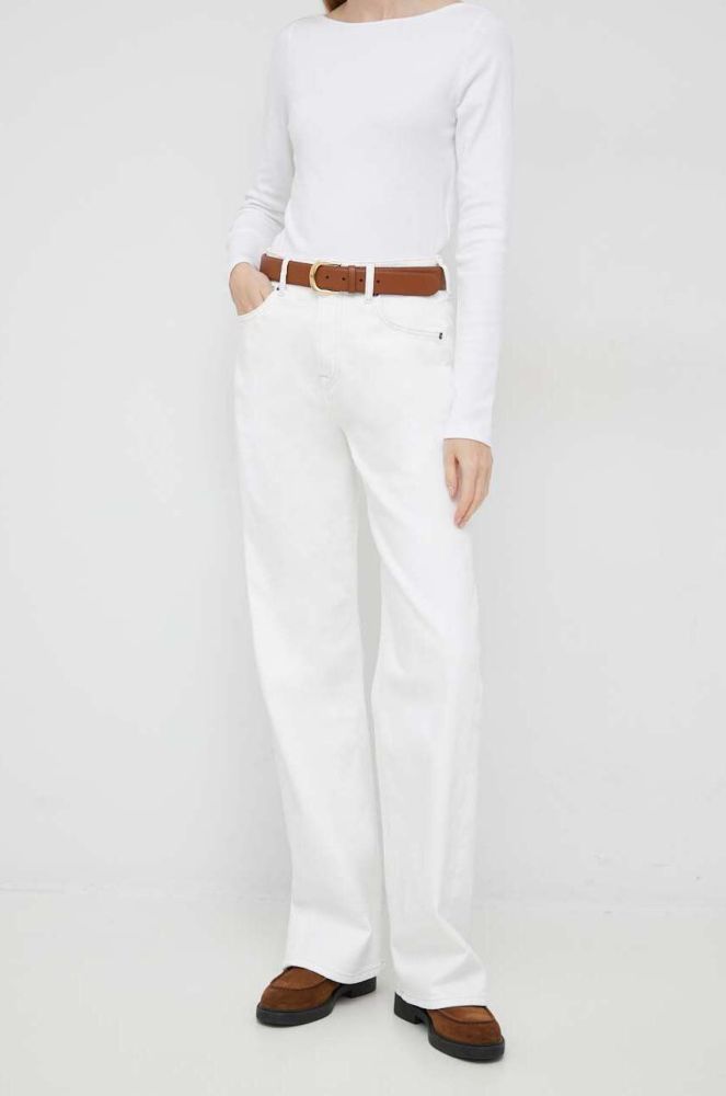 Джинси Pepe Jeans жіночі середня посадка колір білий (3045523)