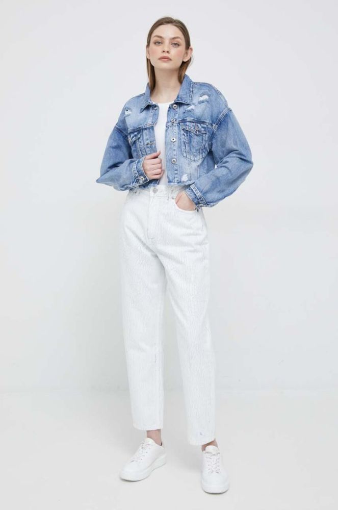 Джинси Pepe Jeans жіночі висока посадка колір білий (3148014) фото 2