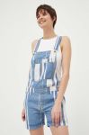 Джинсовий комбінезон Pepe Jeans Abby колір блакитний