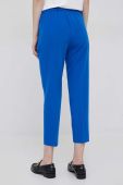 Штани Sisley жіночі облягаюче висока посадка колір блакитний