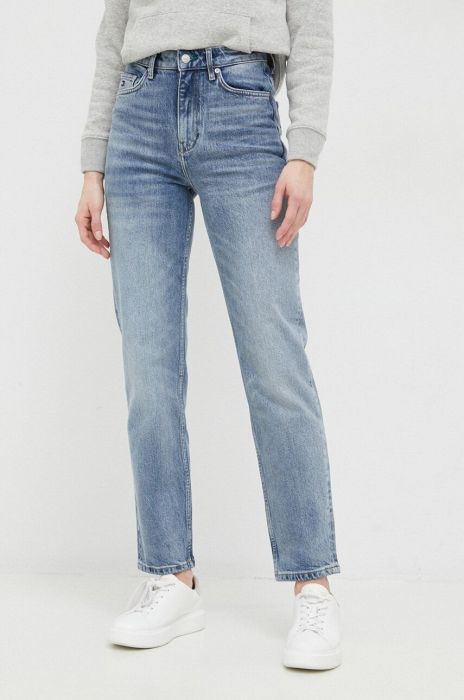 Джинси Tommy Hilfiger жіночі висока посадка колір блакитний (3014726)