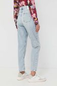 Джинси BOSS The Elsa жіночі висока посадка колір блакитний