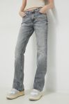 Джинси Tommy Jeans жіночі середня посадка колір сірий (3309193)
