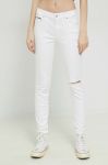 Джинси Tommy Jeans жіночі середня посадка колір білий (2980065)