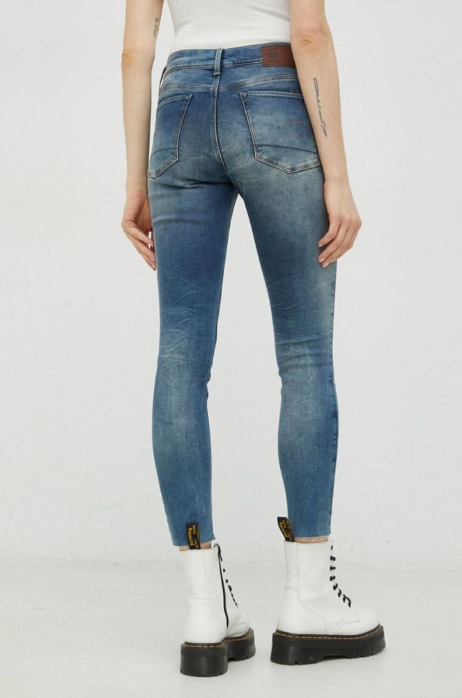 Джинси G-Star Raw жіночі середня посадка колір блакитний (3019818) фото 3