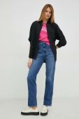 Джинси Wrangler Mom Straight жіночі висока посадка damskie high waist колір блакитний