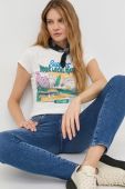 Джинси Wrangler Skinny 615 жіночі середня посадка damskie medium waist колір блакитний