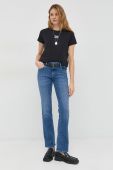 Джинси Wrangler Bootcut 625 жіночі середня посадка damskie high waist колір блакитний