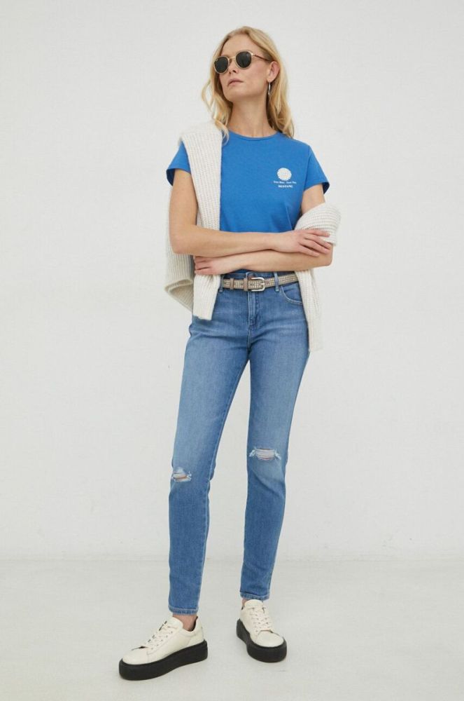 Джинси Wrangler 615 жіночі колір блакитний (3108838) фото 2