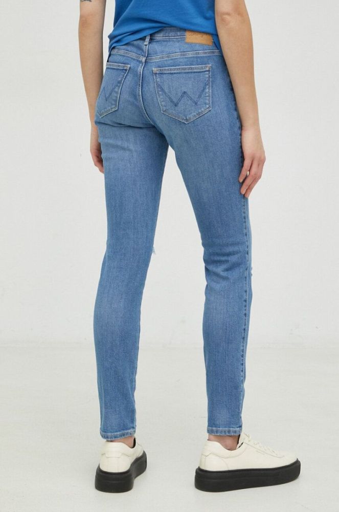 Джинси Wrangler 615 жіночі колір блакитний (3108838) фото 3