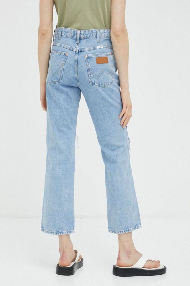 Джинси Wrangler Wild West жіночі висока посадка колір блакитний (3161058) фото 3
